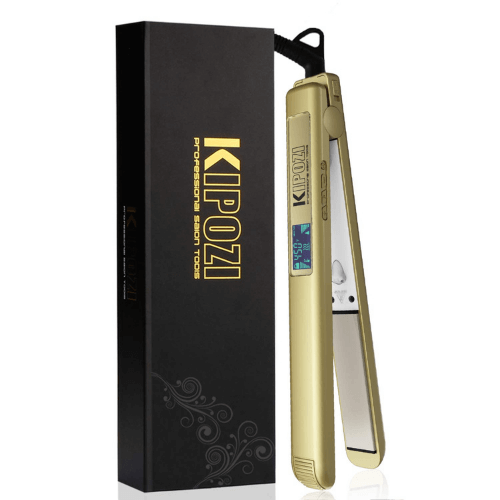 KIPOZI 1 Inch Pro Titanium Flat Iron - Best hair Straightener for Curly Hair - divashaircare.com