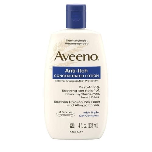 Aveeno Anti-Itch Concentrated Lotion with Calamine and Triple Oat Complex - Best Anti Itch Creams for Rashes - DivasHairCare.com