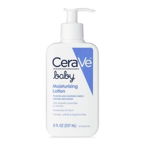 CeraVe Baby Lotion | Gentle Baby Skin Care with Hyaluronic Acid - Best Anti Itch Creams for Rashes - DivasHairCare.com