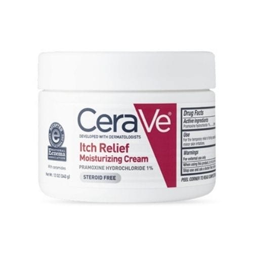CeraVe Moisturizing Cream for Itch Relief - Best Anti Itch Creams for Rashes - DivasHairCare.com