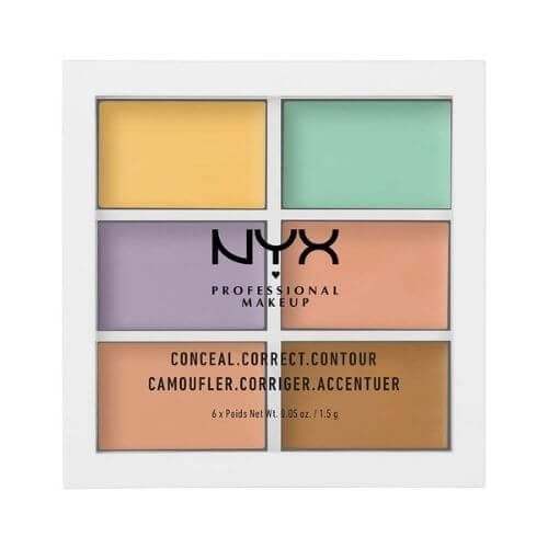 NYX PROFESSIONAL MAKEUP Concealer Color Correcting Palette - Best Concealer for Bruises - DivasHairCare.com