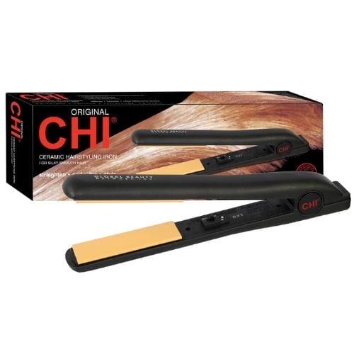 CHI Original 1" Flat Hair Straightening Ceramic Hairstyling Iron - Best Flat Iron For African American Hair - Divashaircare.com