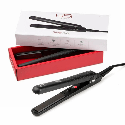 HSI Professional Glider | Ceramic Tourmaline Ionic Flat Iron Hair Straightener - Best Flat Iron For Black Hair - Divashaircare.com