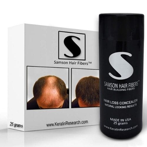 Samson Hair Fibers for Thinning Hair - Best Hair Concealer for Thinning Hair - DivasHairCare.com