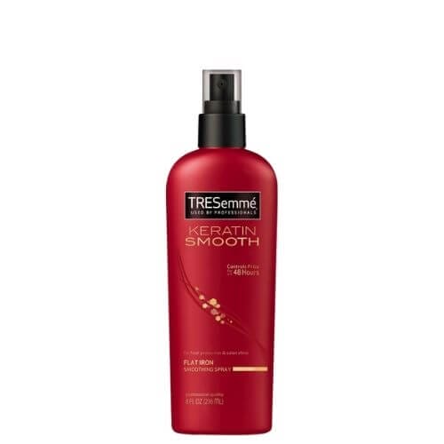 Tresemme Keratin Smooth Flat Iron Smoothing Spray - Best Heat Protectant for Natural Hair - divashaircare.com