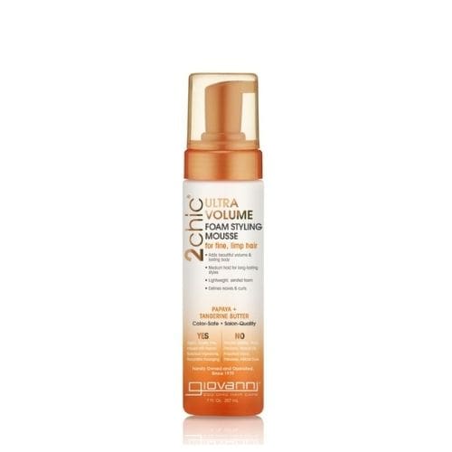 GIOVANNI 2chic Ultra Volume Foam Styling Mousse - Best Mousse For Fine Hair - Divashaircare.com