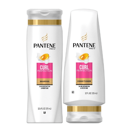 Pantene Pro V Curl Perfection Moisturizing Shampoo and Conditioner Set - Best Shampoo For Permed Hair - Divashaircare.com