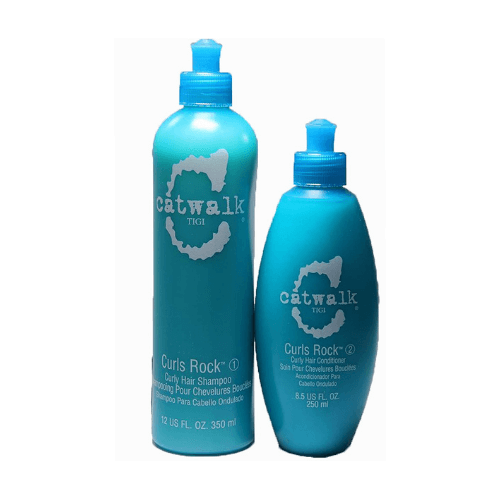 TIGI Catwalk Curls Rock Curly Hair 12-ounce Shampoo and 8.5-ounce Conditioner Duo - Best Shampoo For Permed Hair - Divashaircare.com
