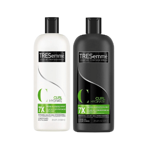 Tresemme Flawless Curls - Curl Hydration With Vitamin B1 - Shampoo & Conditioner Set - Best Shampoo For Permed Hair - Divashaircare.com