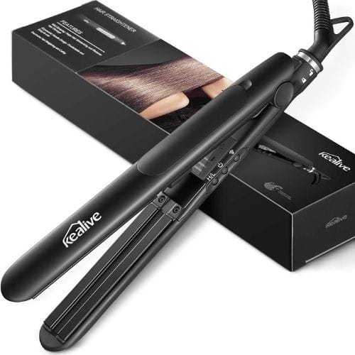 Kealive Professional Flat Iron - Best Steam Flat Iron For Natural Hair - DivasHairCare.com