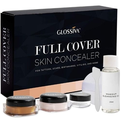 Glossiva Tattoo Concealer - Skin Concealer - Best Waterproof Concealer for Swimming - DivasHairCare.com