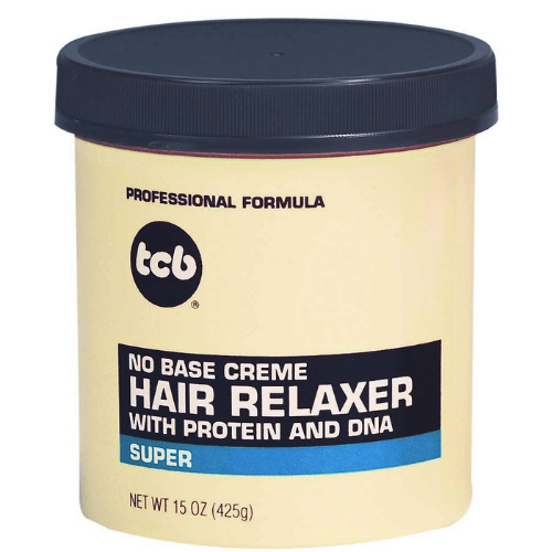 TCB No Base Creme Hair Relaxer with Protein and DNA Super 15.oz - The Top 17 Best Relaxer For Black Hair for 2020 - DivasHairCare.com