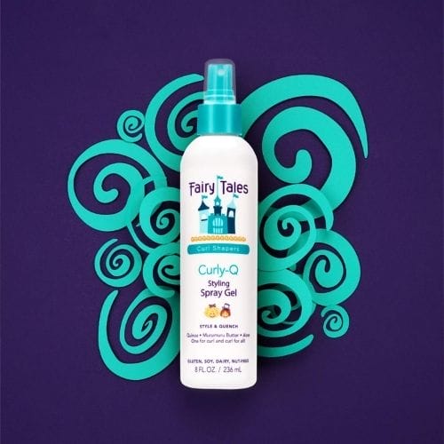 Fairy Tales Curly-Q (Curly Hair Gel) Daily Kid Styling Spray Gel - Best Hair Products for Black Toddlers - DivasHairCare.com